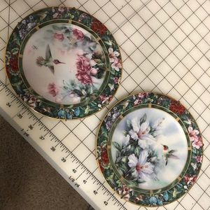 Lena Liu hummingbird plates.